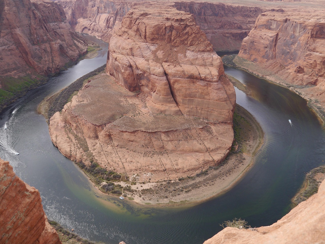 horseshoe bend, nature, impressed