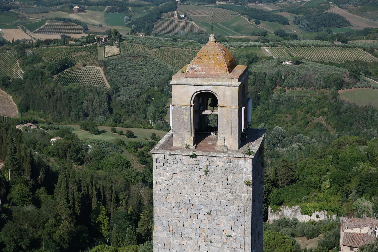 san gimignano, tuscany, italy, towers, historical, tourism, old, city, middle ages, europe, tower