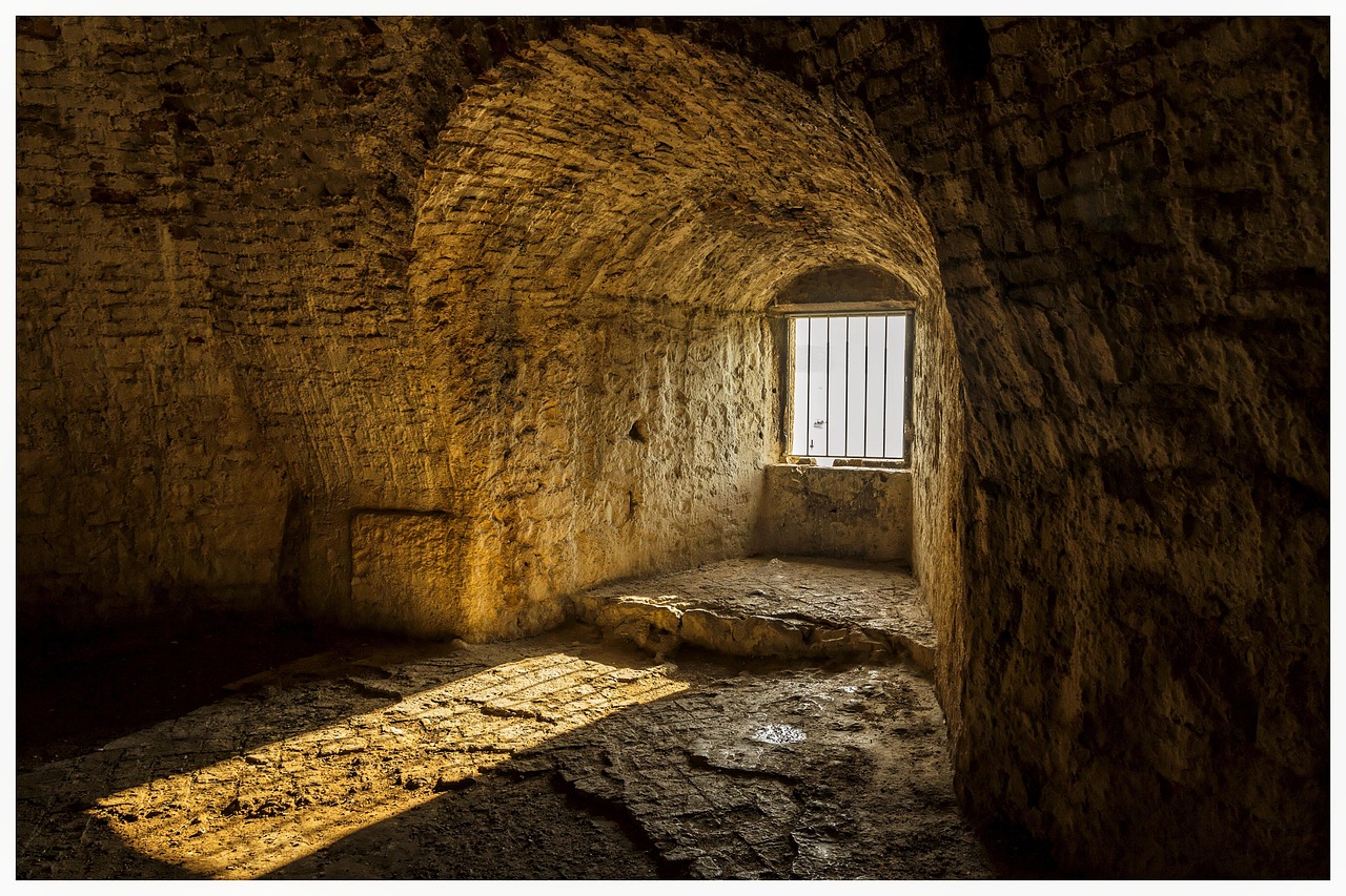 castle, light, prison, gratings, croatia, trogir, fortress, prison, prison, prison, prison, prison