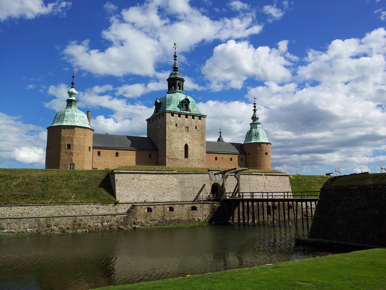 kalmar closed, castle, landscape