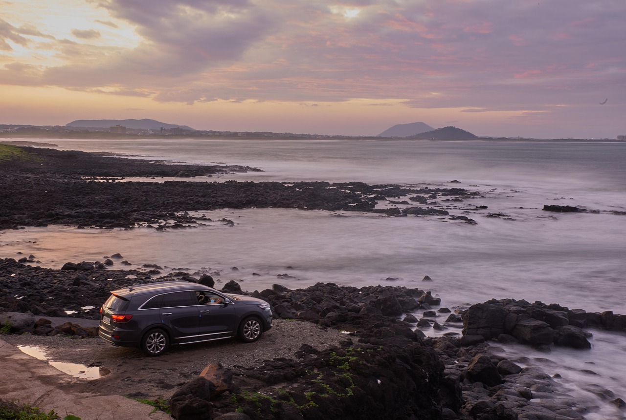 ocean, jeju, nature, jeju island, landscape, travel, korea, scenery, coast, island, republic of korea, tourism, stone, waves, rock, jeju sea, cloud, beach, vacation