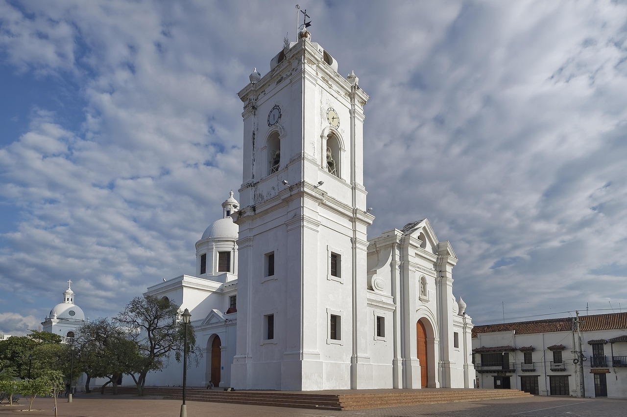colombia, santa marta, cathedral of santa marta, church, travel, building, city square, architecture, colonial style, historical, religion, santa marta, santa marta, santa marta, santa marta, santa marta
