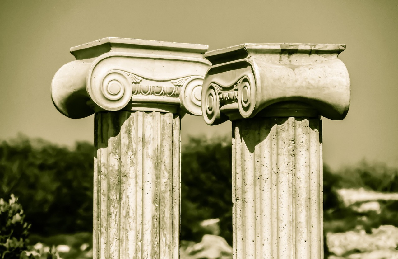 pillar capitals, greek, architecture, column, ionic, elegance, classical, greek, greek, greek, greek, greek