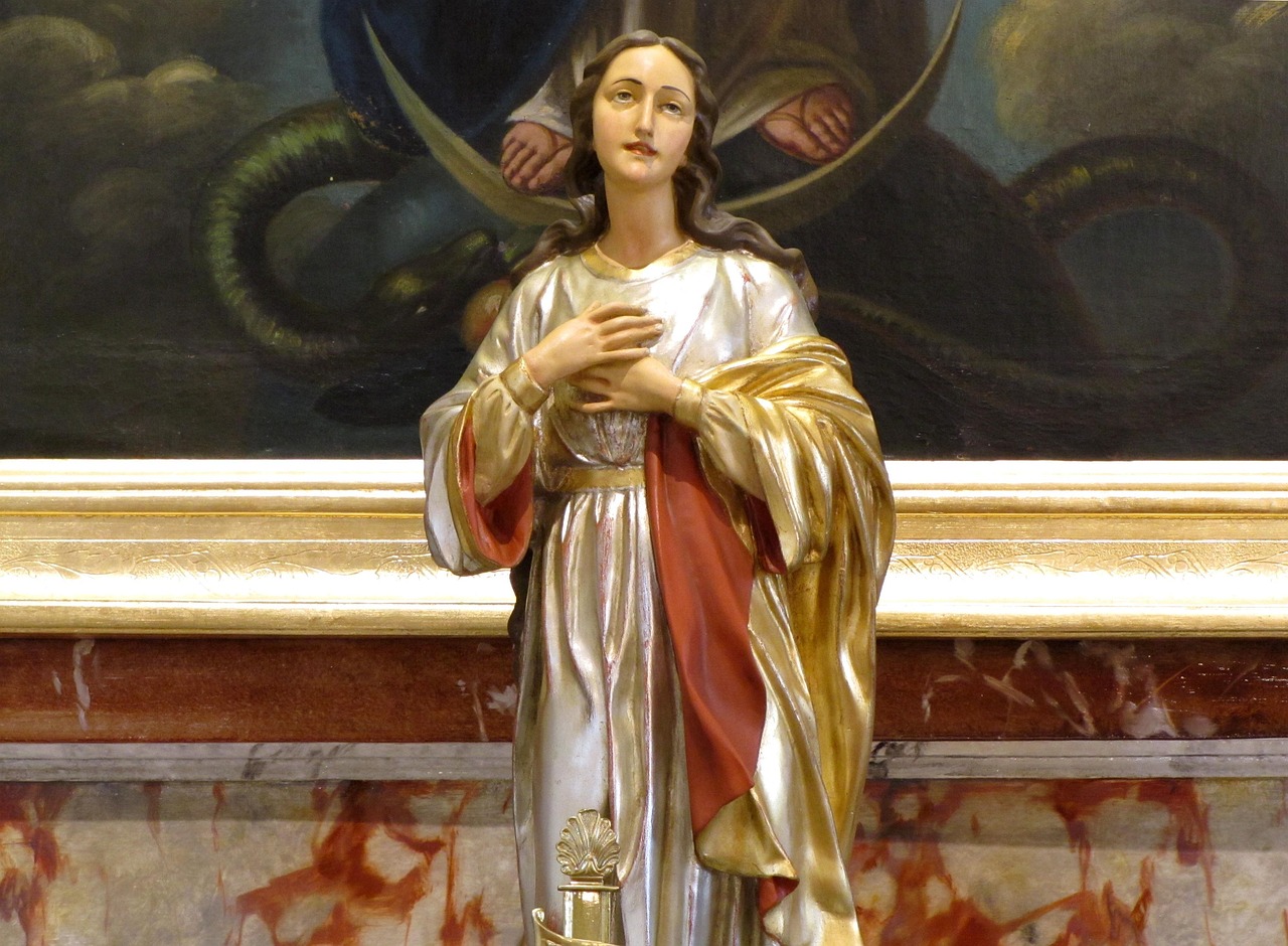 alsace, france, st pancrace, virgin mary, statue, sculpture, church, interior, inside, faith, religion, beautiful, art, artistic, virgin mary, virgin mary, virgin mary, virgin mary, virgin mary