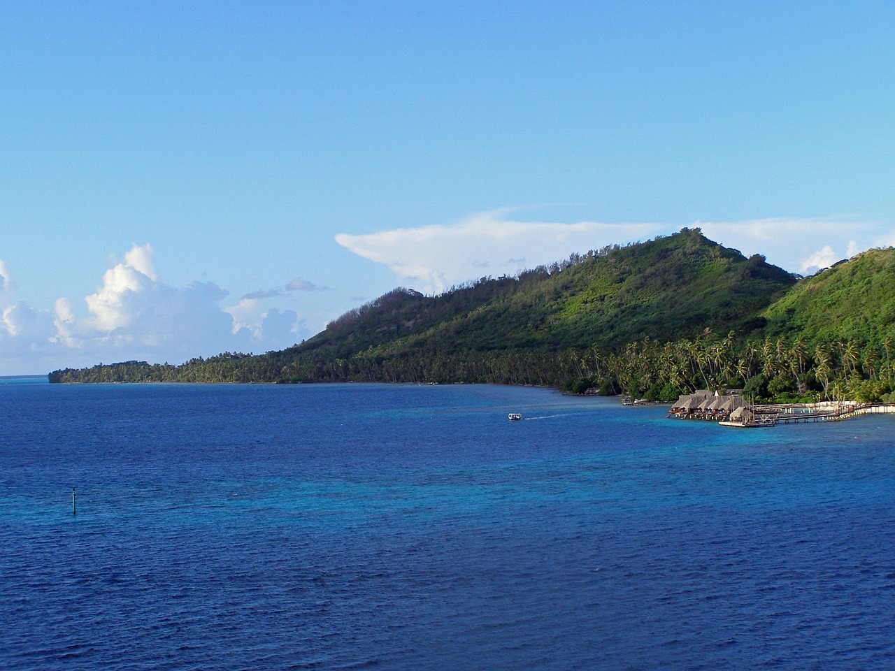 bora, bora french, polynesia, society, island, tropical, lagoon, paradise, bungalow, resort, coast