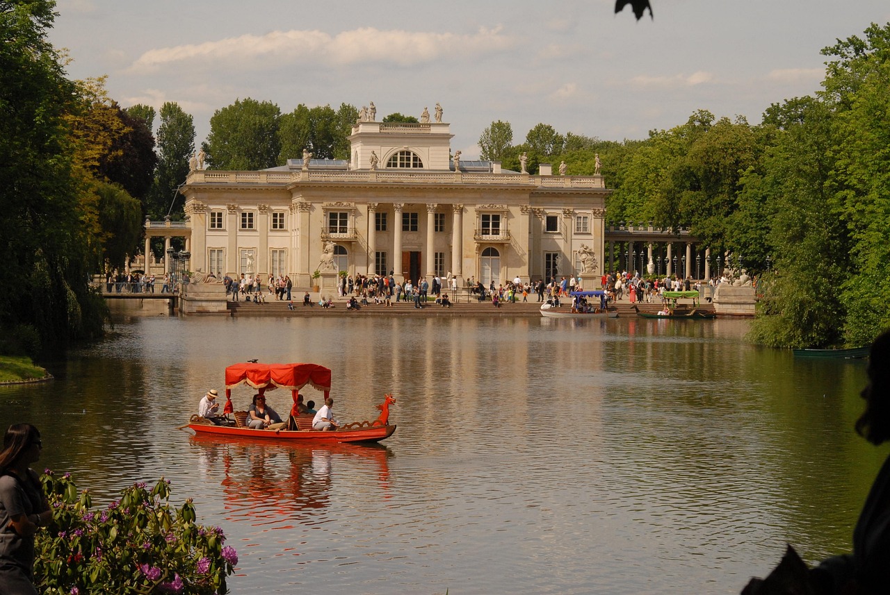 park, bathrooms, warsaw, łazienki park, royal bathroom, monument, nature, summer, joint