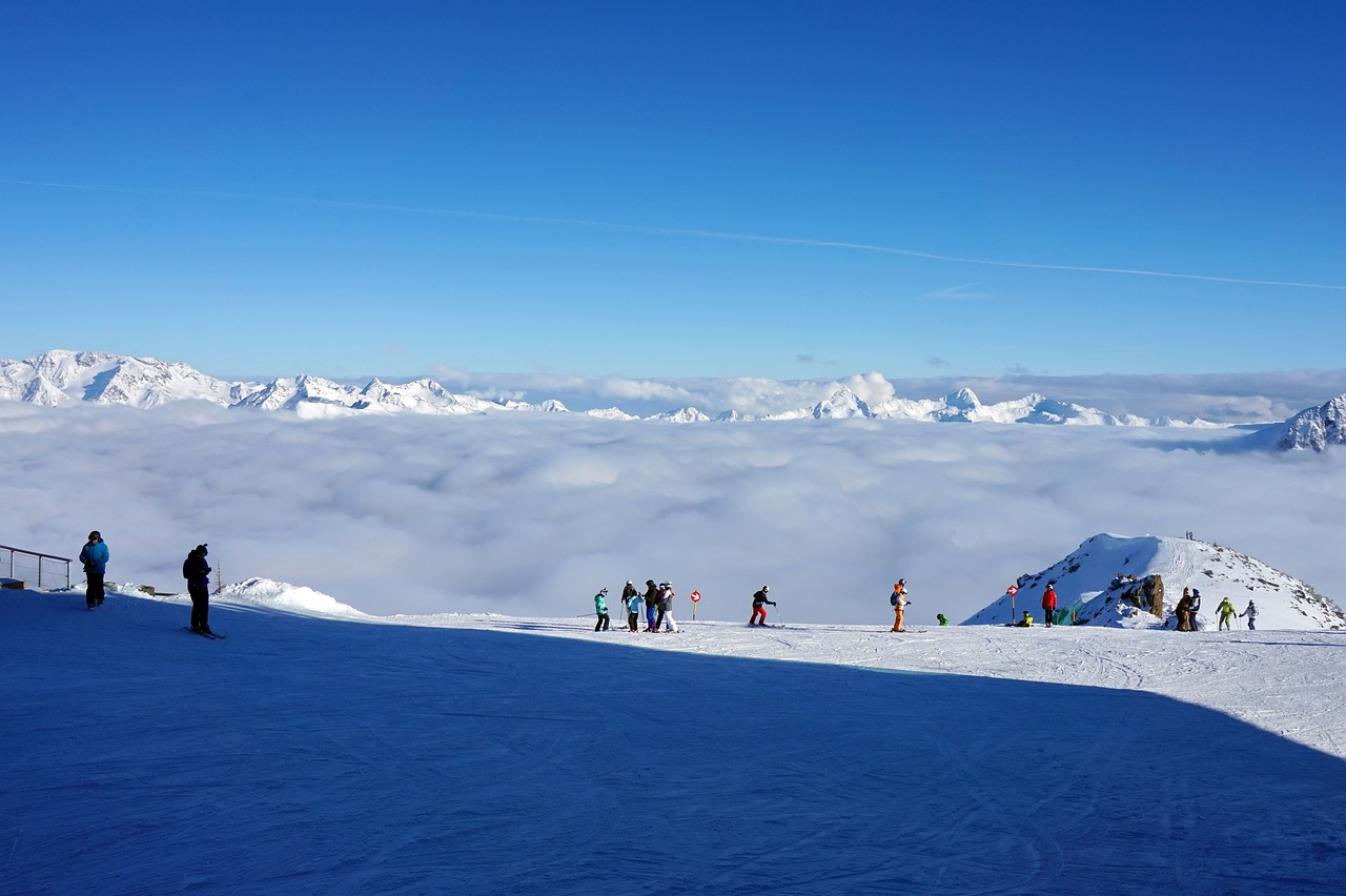 snow, winter, mountain, cold, ice, nature, ski resort, ski slope, resort, sky, mountain peak, sölden, austria, skiing, height, mountain peaks, panoramic, photo, peak