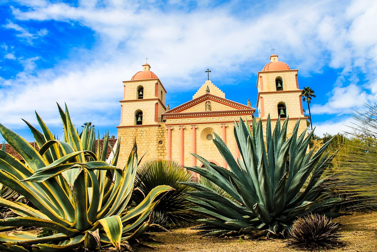 usa, santa barbara, california, barbara, santa, america, united, city, travel, sky, architecture, state, palm, landmark, county, coast, building, tourism, ocean, north, spanish, government, scenic, pacific, house, summer, us, court, flag, nation, symbol, tree, famous, country, emblem, nature, town, beach, ensign