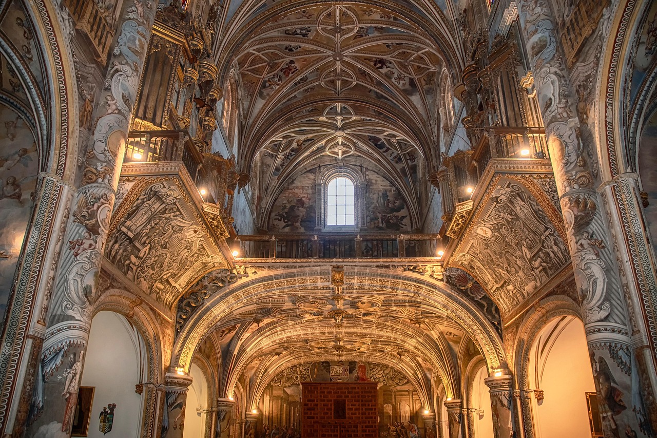 church, monastery, decoration, columns, religion, ceiling, engravings, architecture, church, church, church, church, church, ceiling