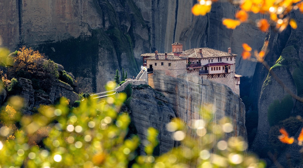 alley, stone, landmark, monastery, greece, landscape, nature, mountain, religion, rock, travel, orthodox, church, greek, scenic, tourism, architecture, monastery, greece, greece, greece, greece, greece