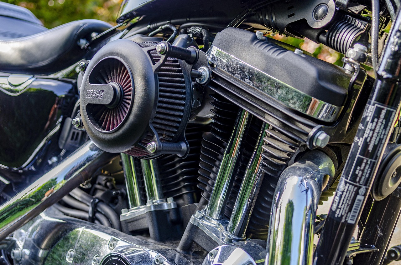 motor, harley davidson, chromium, metal, biker, machine, power, black