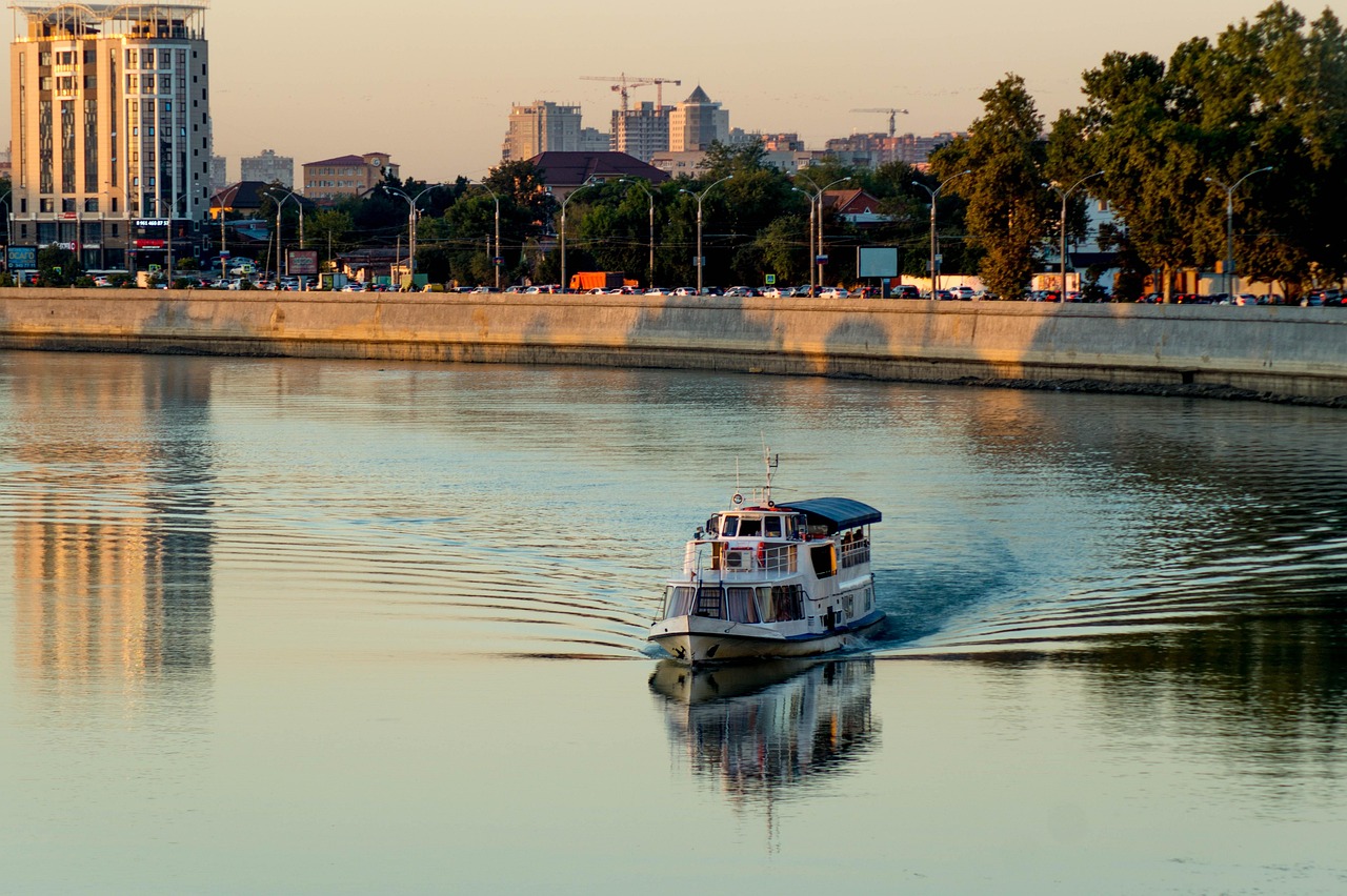 m v, river, nature, stroll, water, city, embankment, ship, vehicle running, river tram, a boat trip