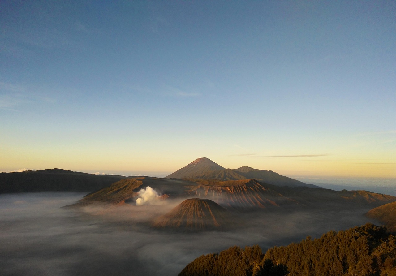 volcano, mount bromo, mount semeru, mountain, landscape, bromo, fog, indonesia, java, sky, tengger, asia, travel, nature, mount, semeru, morning, crater, sunrise, volcanic, peak, foggy, scenery, adventure, trees, mist, hill, woods, sunlight, holiday, tourism, trip, hiking, hike, east java, mount bromo, mount bromo, semeru, semeru, semeru, semeru, semeru