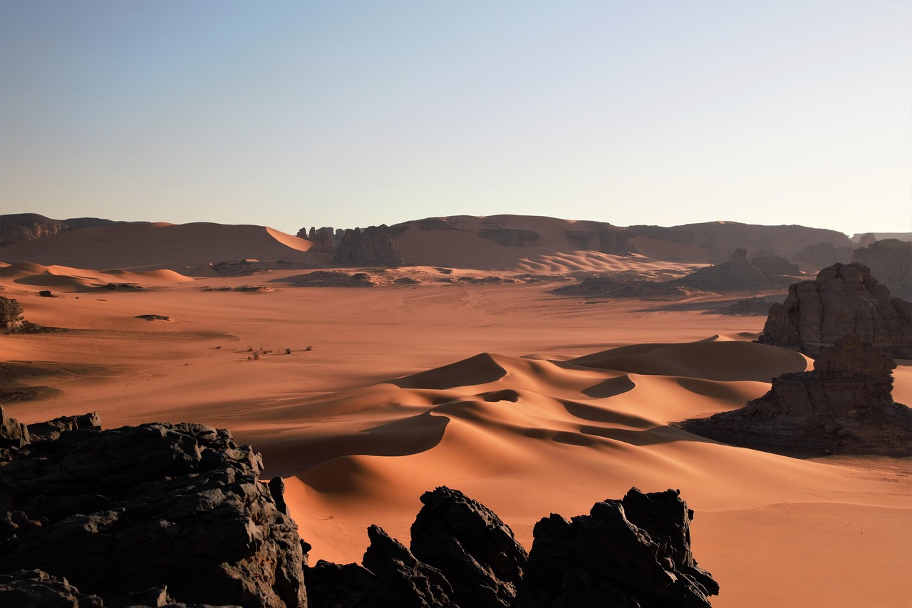 algeria, tassili n'ajjer, sahara, nature, sand, desert, landscape
