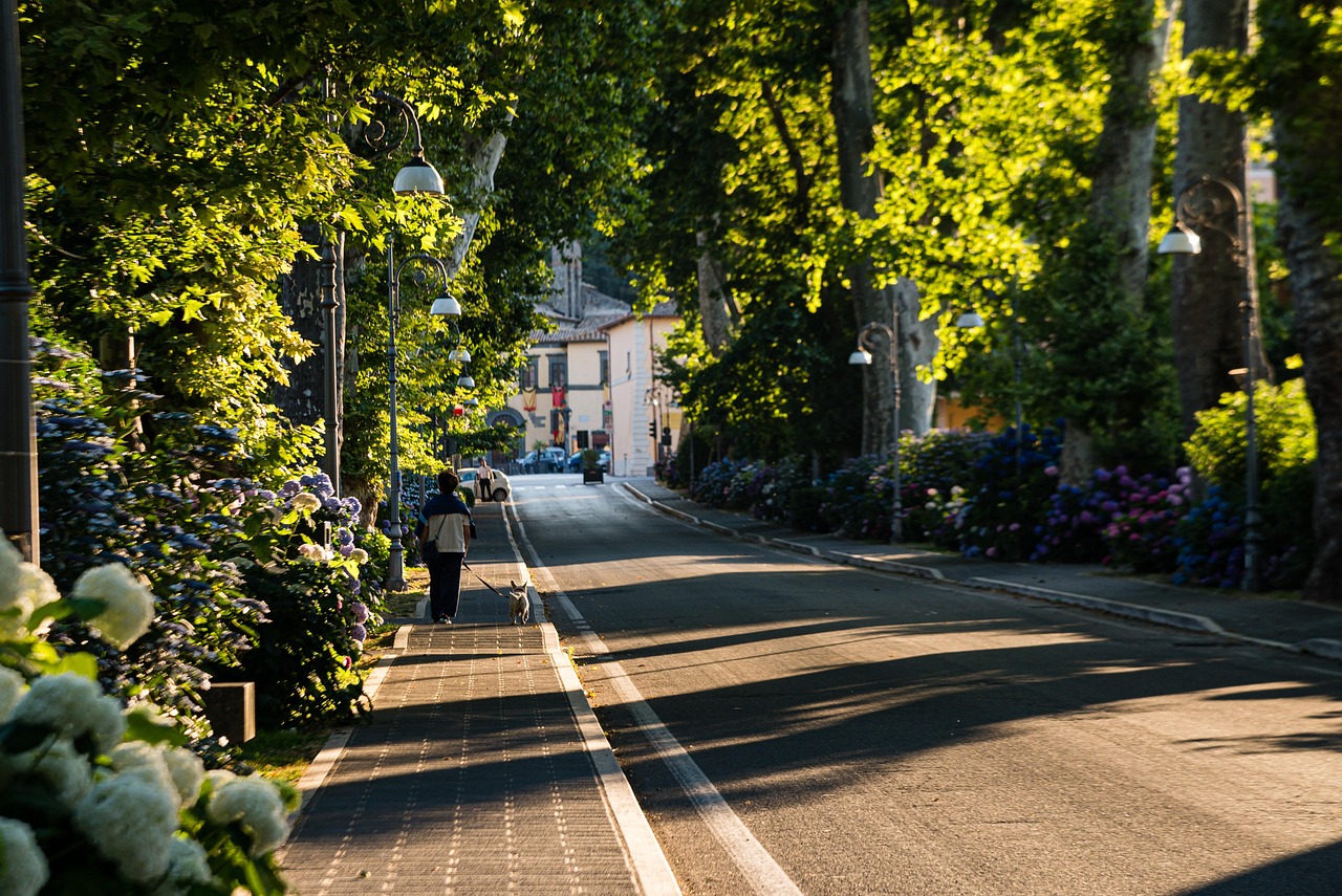hydraulic festival, fire path, green, bolsena city, italy, fresh, natural, bolsena tourism