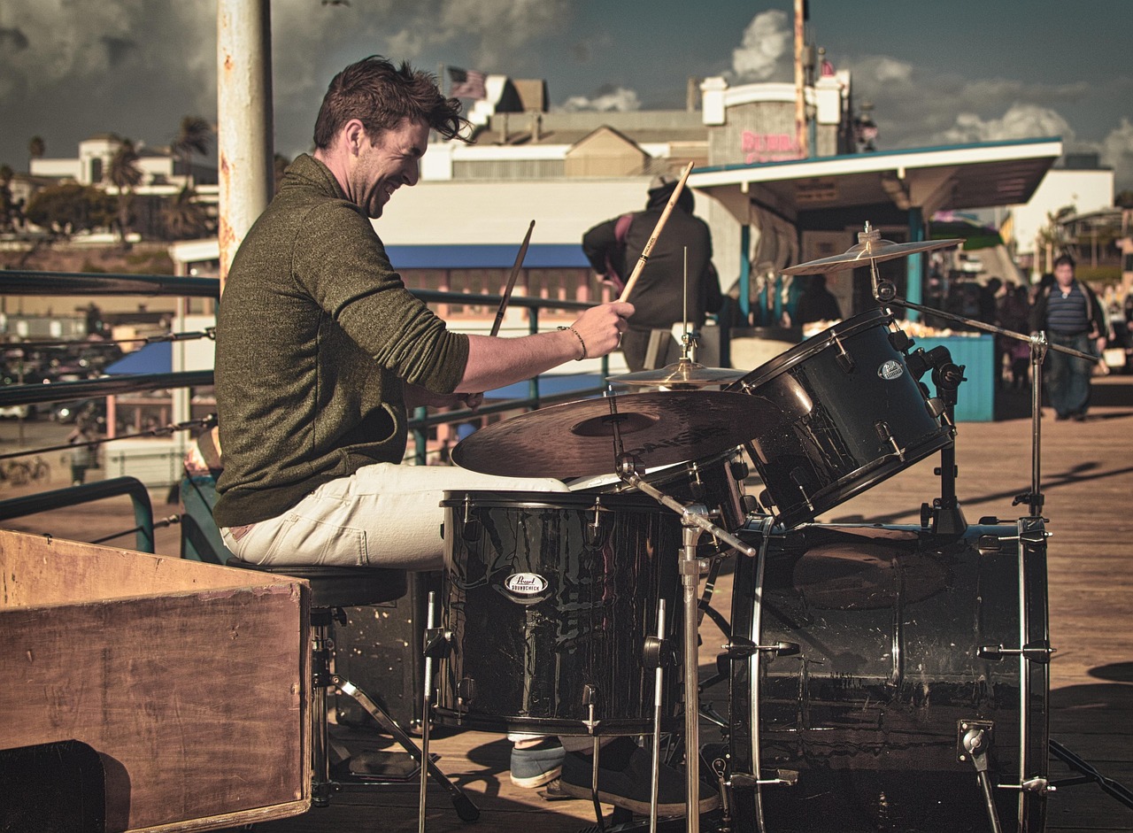 street artists, musician, drums, artist, instrument, street artist, musical instrument, man, pier, santa monica, musical instruments, music, drummer, excited, drums, santa monica, santa monica, santa monica, santa monica, santa monica, drummer