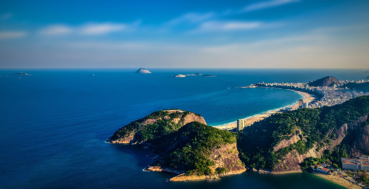 rio, rio de janeiro, brazil, the sea, nature, beach, holiday, copacabana, view of rio