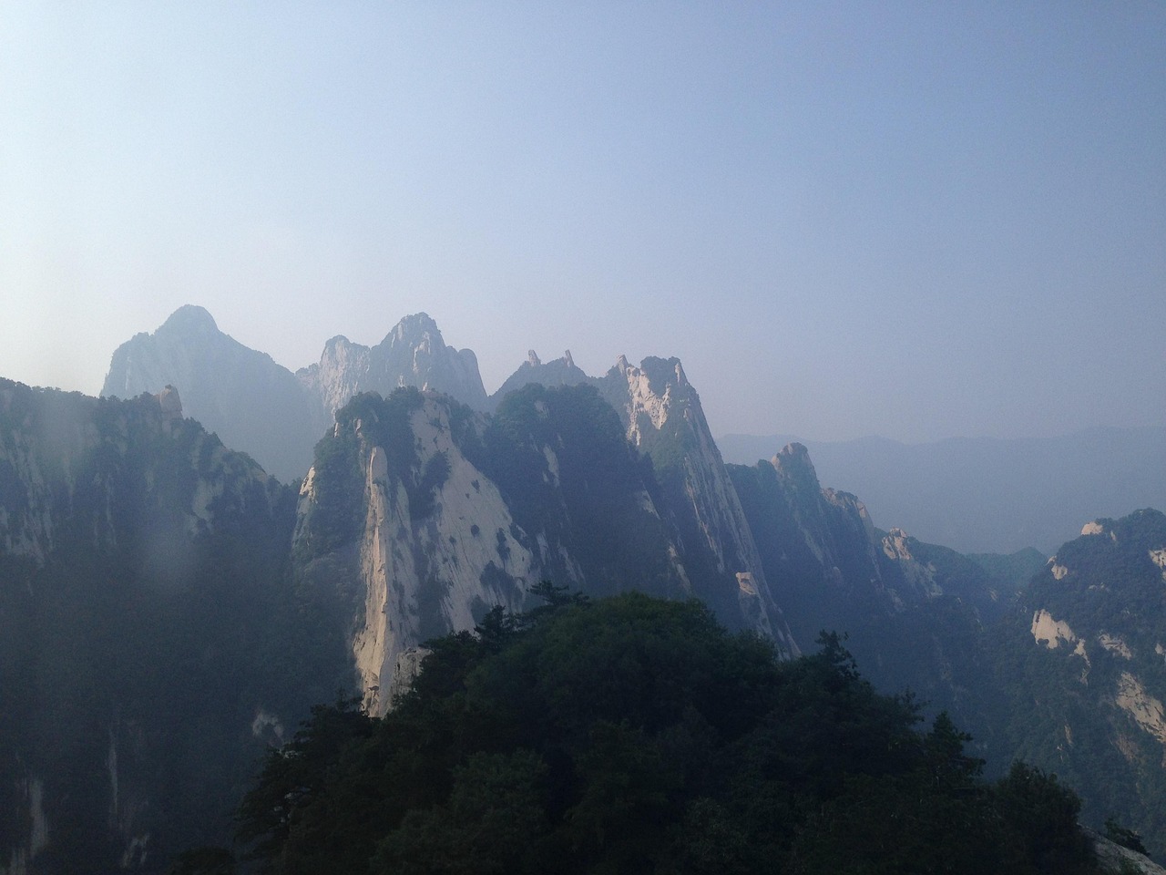 magnificent, the scenery, huashan