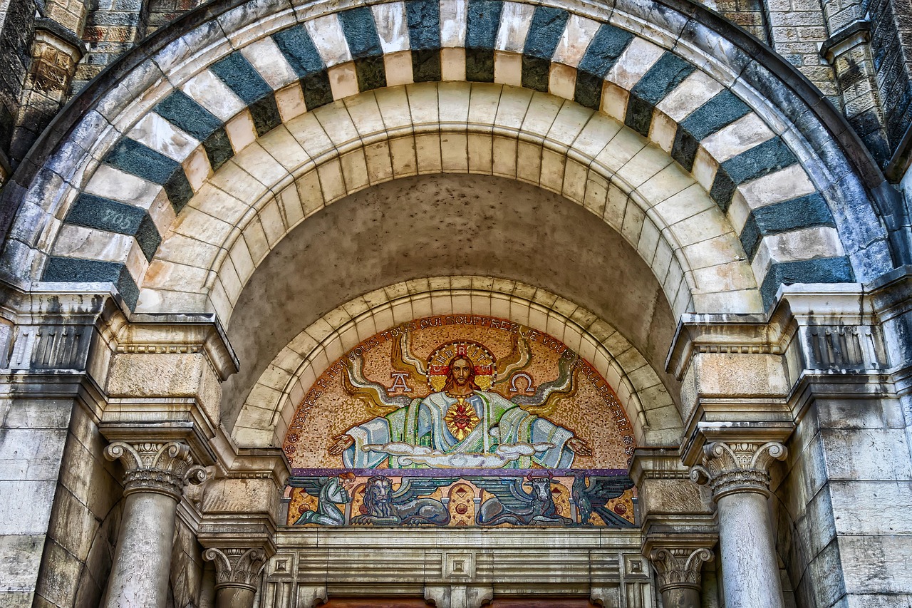 archway, door, cathedral, church, mosaic, jesus, god, arch, facade, gate, middle ages, building, religion, historical, chapel, christianity, architecture, jesus, jesus, jesus, jesus, jesus, god, god