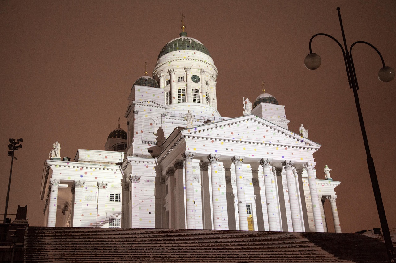 helsinki cathedral, lux helsinki, light show, flower background, snow, turism, church, monumental, building, exterior, winter, nature, attraction, capital, monument, flower wallpaper, architecture, landmark, city, europe, tourism, famous, history, culture, european, led, show, saint, flowers, floral, cathedral, pink, beautiful flowers, religion, faith, christianity, travel, season, outdoors, colorful, violet, color, tuomiokirkko, helsinki