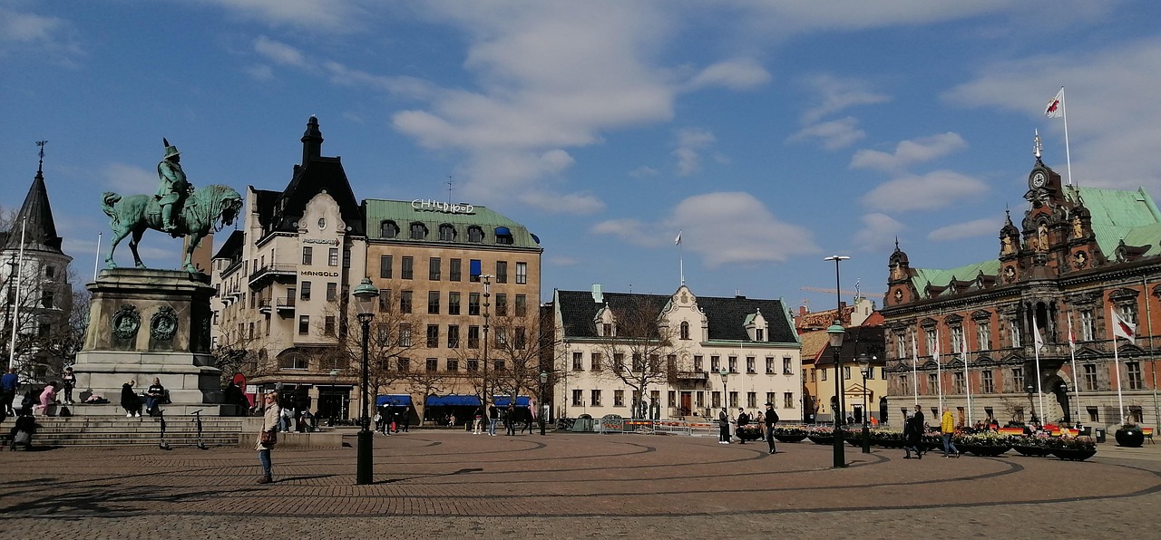 town, square, malmo, market square, main square, statue, sculpture, buildings, town hall, old town, landmark, city centre, tourism, stortorget, skane, scania, sweden, malmo, malmo, malmo, malmo, malmo, stortorget, stortorget