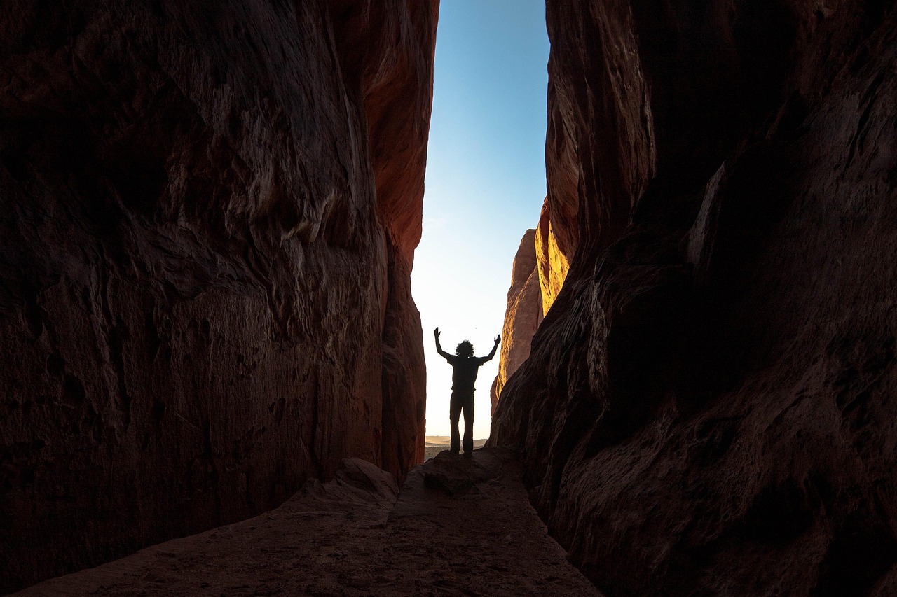 canyon, gorge, silhouette, man, rocks, travel, freedom, exploration, discovery, canyon, canyon, discovery, discovery, discovery, discovery, discovery