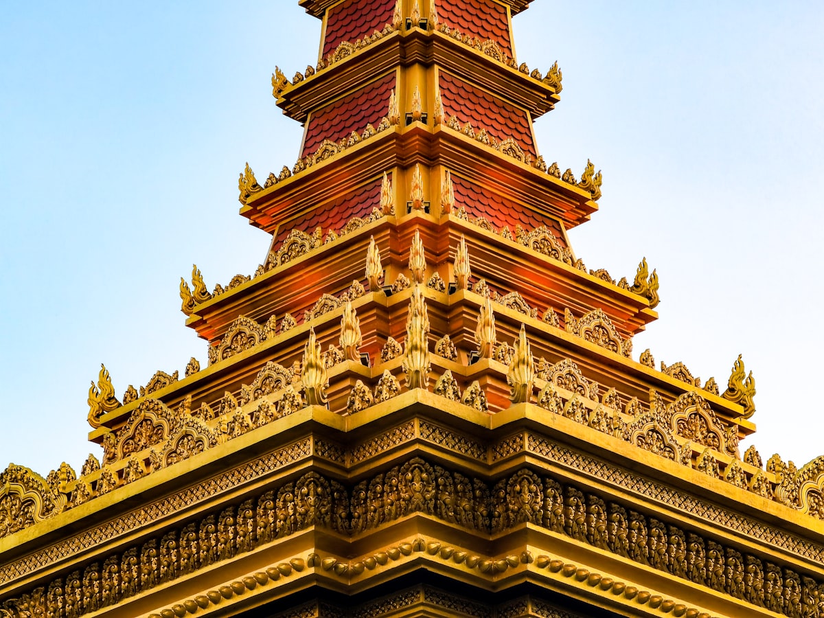 a tall tower with a clock on top of it