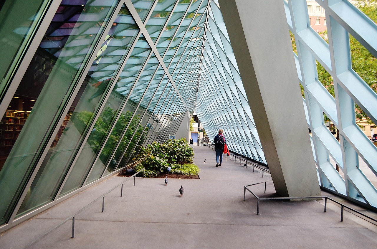 seattle, washington, city, architecture, urban, america, tourism, pacific north west, seattle public library, angular buildings, usa, seattle, seattle, seattle, seattle, seattle