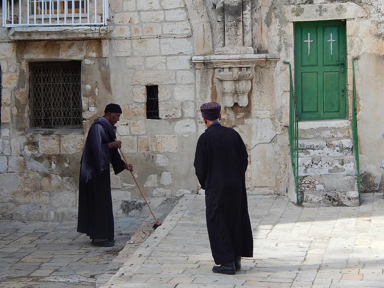 coptic, priest, christian, servant, jerusalem, holy, sepulchre, orthodox, religion, religious, church, faith, monastery, egyptian, monk, god, gray god, servant, servant, servant, servant, servant